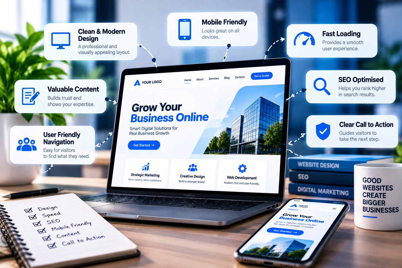 Website design for a small business